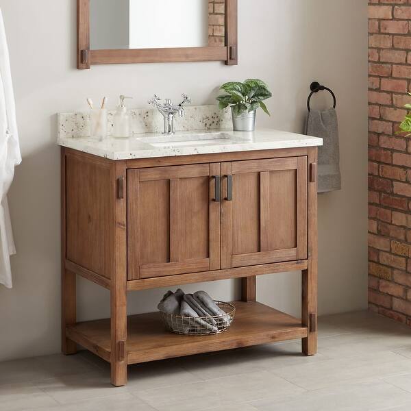 Shop Signature Hardware 440201 Morris 36 Single Vanity Set With