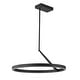 preview thumbnail 17 of 31, Contemporary Dimmable LED 23.6in Wheel Circular Pendant Light