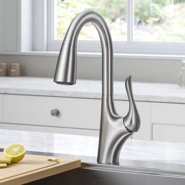Kraus Merlin 2-Function 1-Handle Pulldown Kitchen Faucet ...