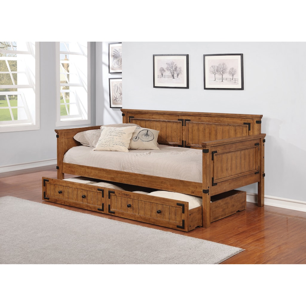 Franz Rustic Honey Twin Daybed