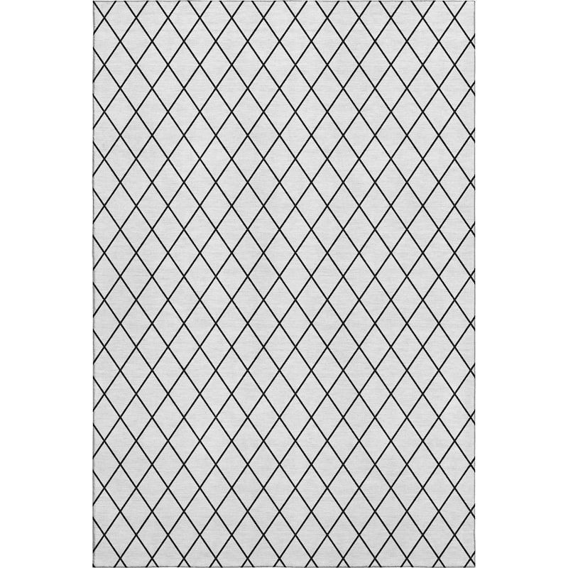 Premium Washable Super Soft Diamond Trellis Mayfield Rug