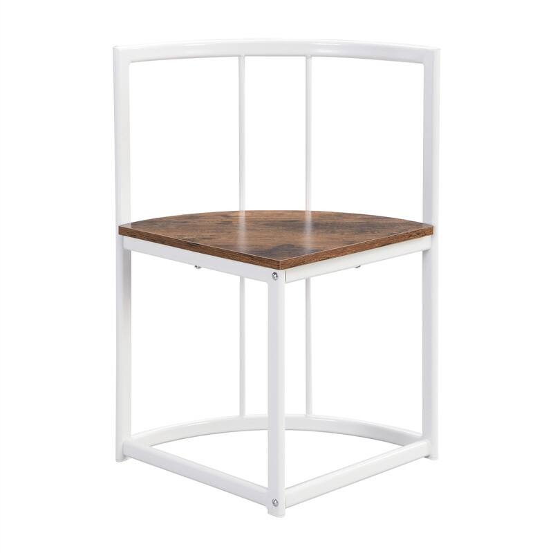 Mid-Century 7-Piece Dining Table Set for 6 People, Kitchen Dining Room Table Set with Faux Marble Dining Table and 6 Chairs