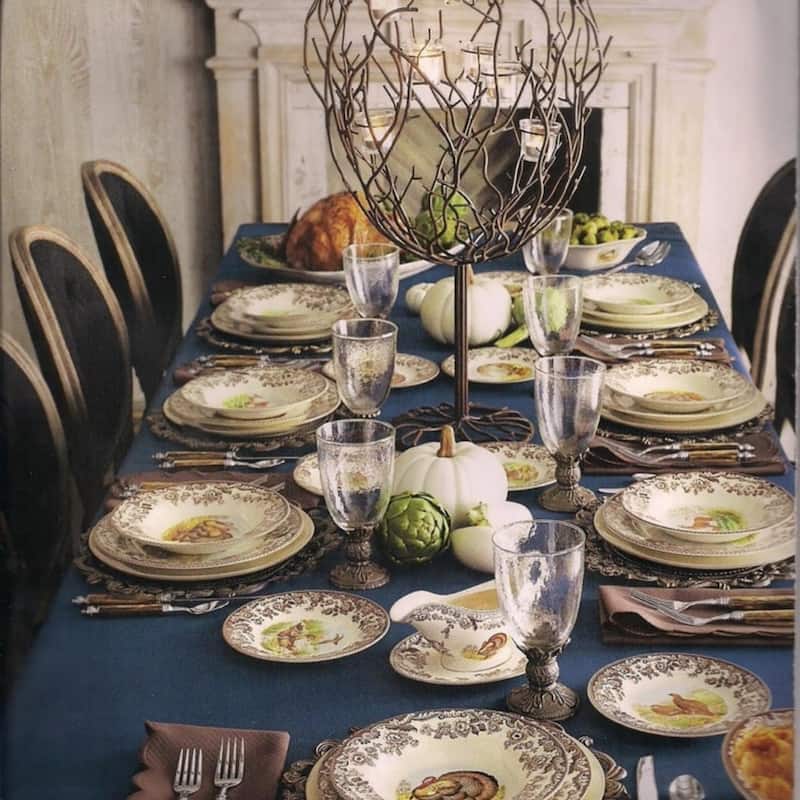 Spode Woodland Fish Motif 8 Plate