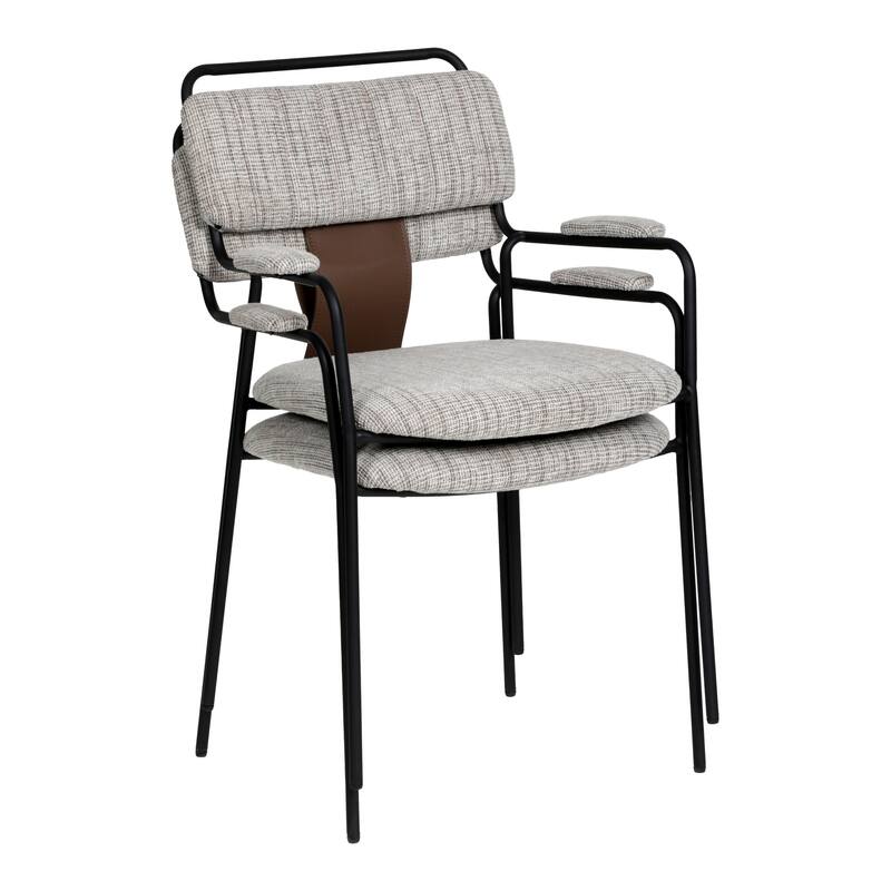 Couva Dining Chair Gray Tweed