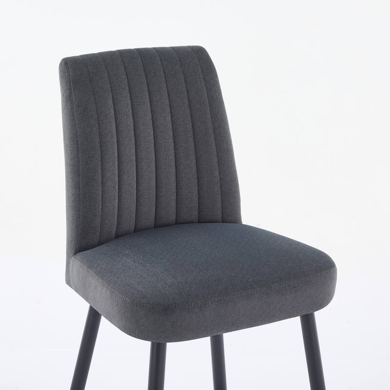 Modern Metal Frame Bar Stool Set of 2 with Sponge Seat 300lb Capacity 39.76