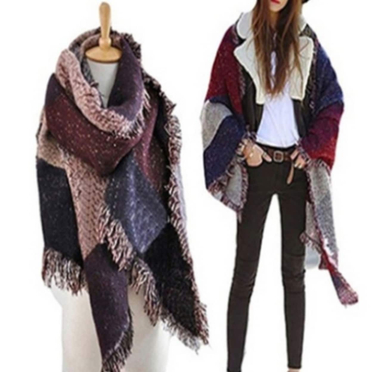 Womens Oversized Blanket Scarf On Sale Overstock 31153326 Womens Oversized Blanket Scarf On Sale Overstock 31153326