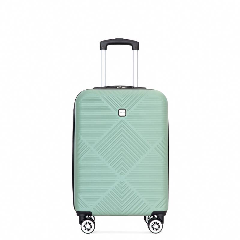 20/14" Spinner Wheels Luggage Sets 2 Piece Lightweight Suitcase Sets, Carry On Trunks Sets