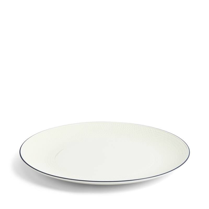 Wedgwood Gio Blue Plate 11.1in, Blue Line