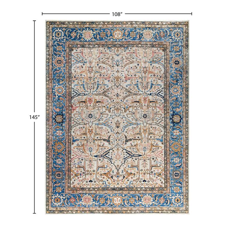 Serapi One-of-a-Kind Hand-Knotted Area Rug - Ivory - 9' 0" x 12' 1"