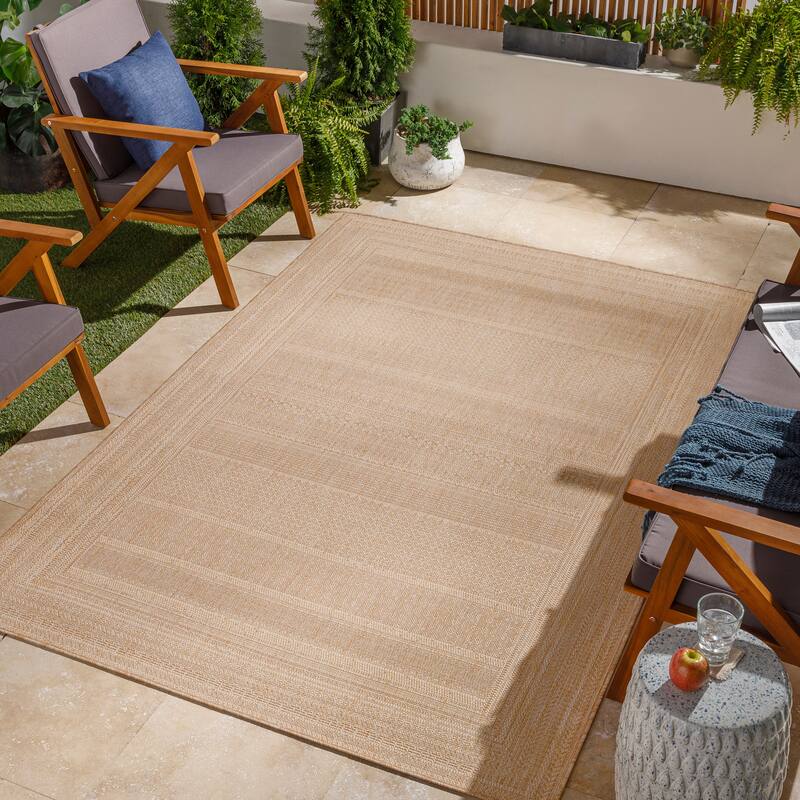 Livabliss Eliana Global Stripe indoor/ Outdoor Area Rug