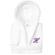 preview thumbnail 53 of 78, Sweet Kids 100% Polyester SUPER PLUSH Double Brushed Hooded Bathrobe with Purple Script Monogram H - Large