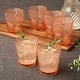 preview thumbnail 22 of 20, Certified International Victoria Set of 6 Acrylic DOF Glass 16 oz - 3.75"W x 3.75"D x 4.38"H
