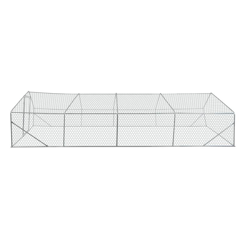 Outdoor chicken coop metal big space 26*10*6FT