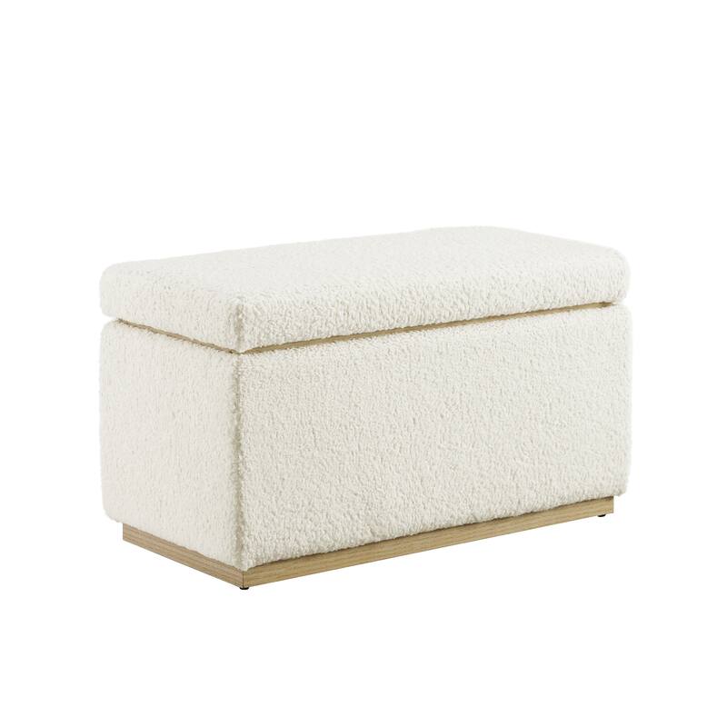 Rue Sherpa Rectangle Storage Ottoman