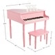 preview thumbnail 10 of 10, Hey Play Kids Piano - 30 Key Mini Grand Piano with Music Stand and Bench