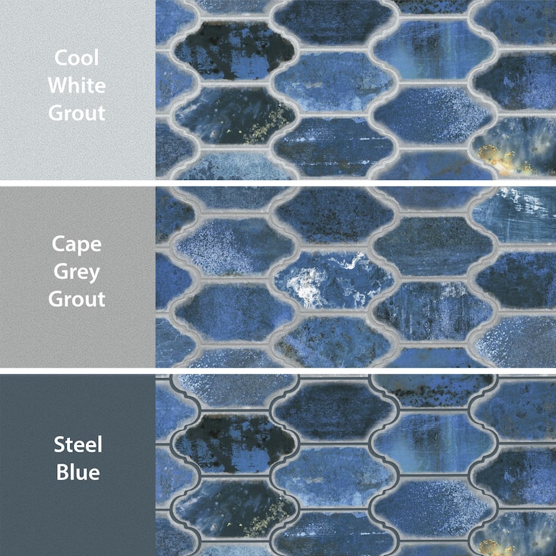 Merola Tile Dorne Provenzal Blue 6-1/4" x 12-3/4" Porcelain Floor and Wall Tile