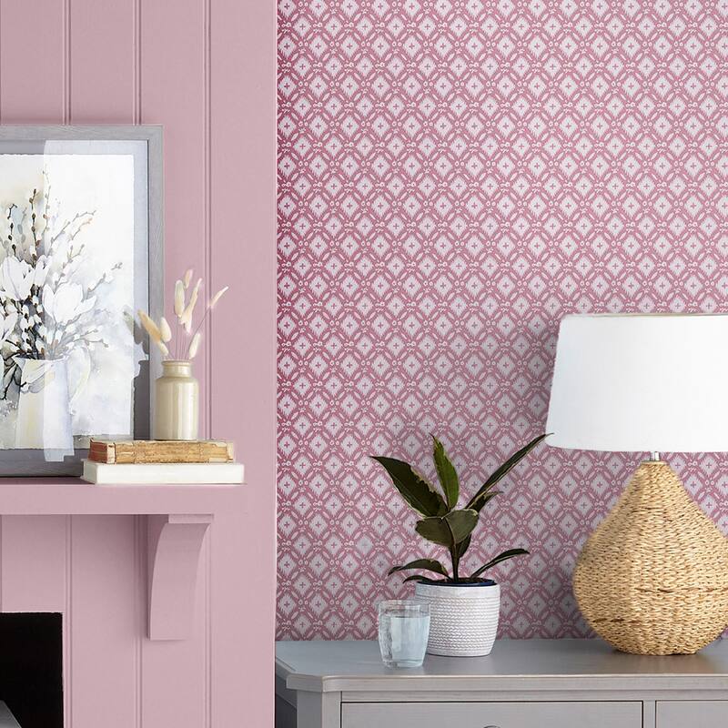 Laura Ashley Whitebrook Mulberry Purple Wallpaper