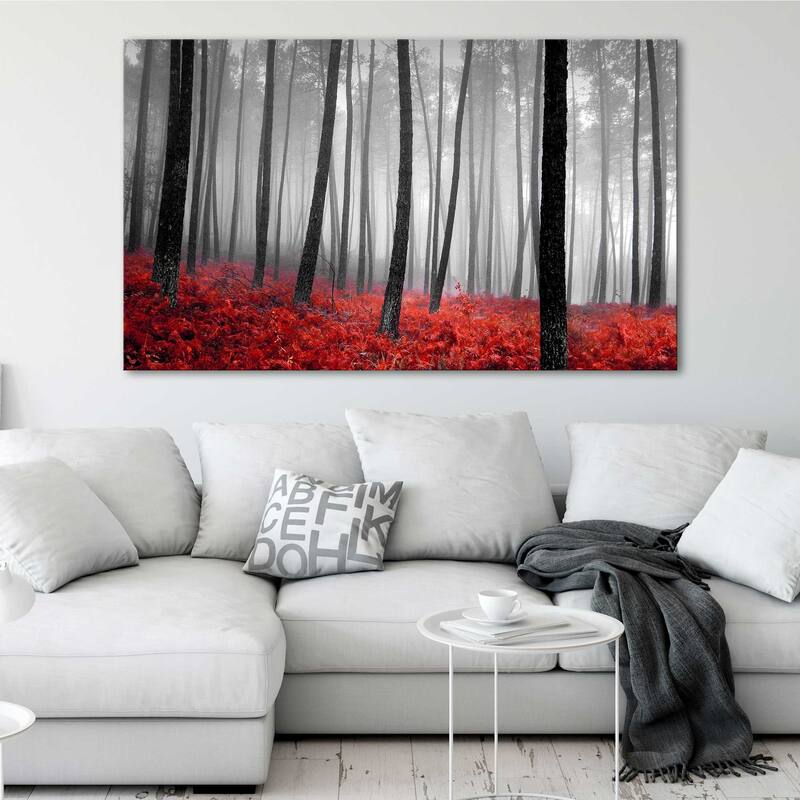 "Autumn Woods " by PhotoINC Studio Print on Canvas