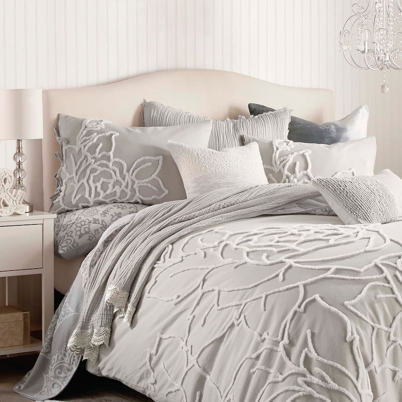Peri Home Chenille Rose Comforter Set