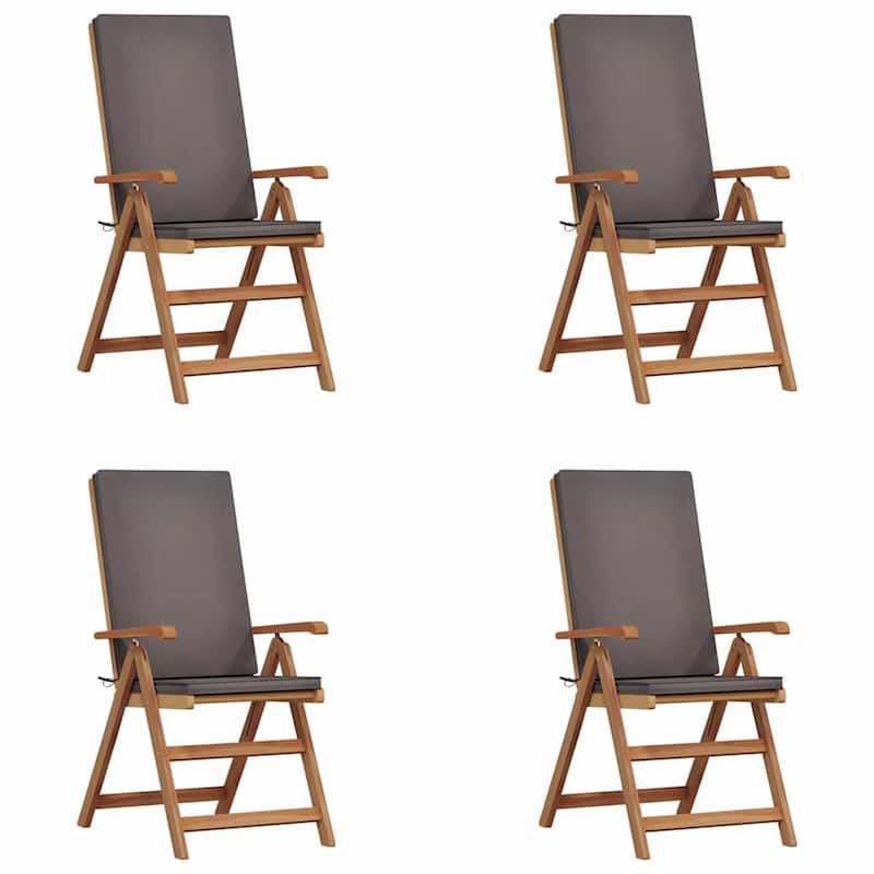 vidaXL Garden Chair Brown and Grey 57 x 71.5 x 104 cm