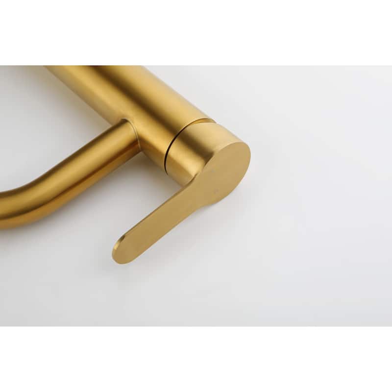 Modern Single Handle Bathroom Sink Faucet with Water Temperature and Flow Controls, Rust and Corrosion Resistant