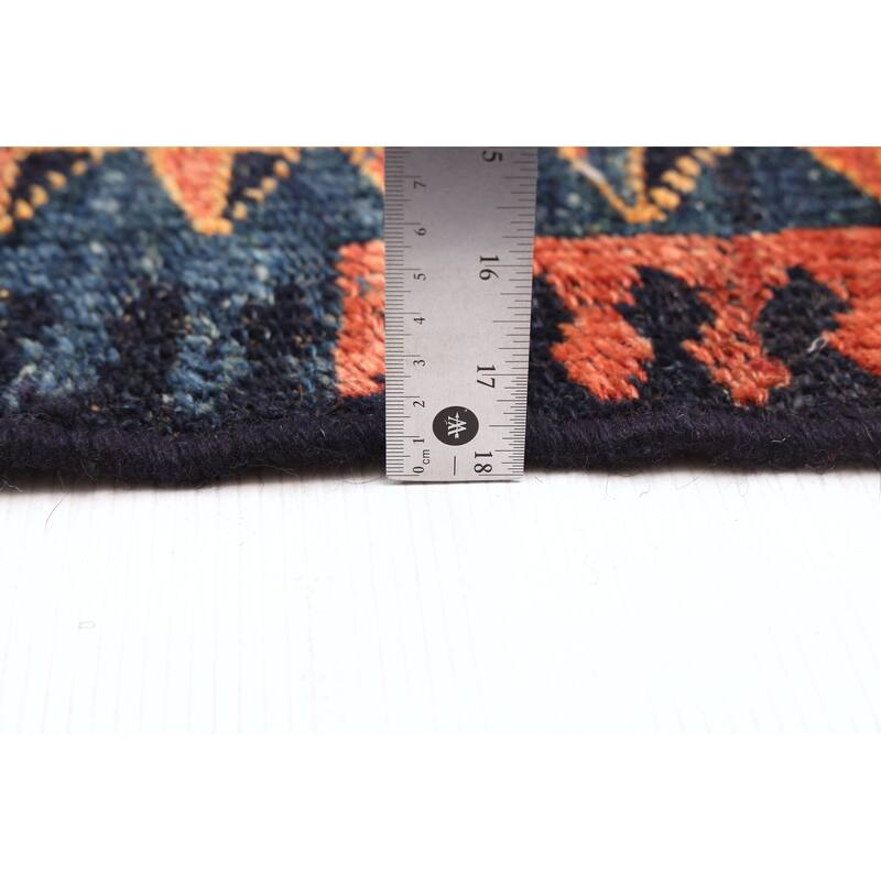 ECARPETGALLERY Hand-knotted Melis Vintage Red Wool Rug - 4'3 x 6'8