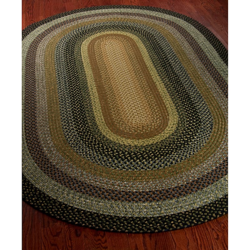 SAFAVIEH Handmade Braided Jo Americana Country Casual Rug