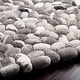 preview thumbnail 3 of 4, Hand-woven Canistota New Zealand Felted Wool Stone Look Textured Area Rug - 5' x 8'