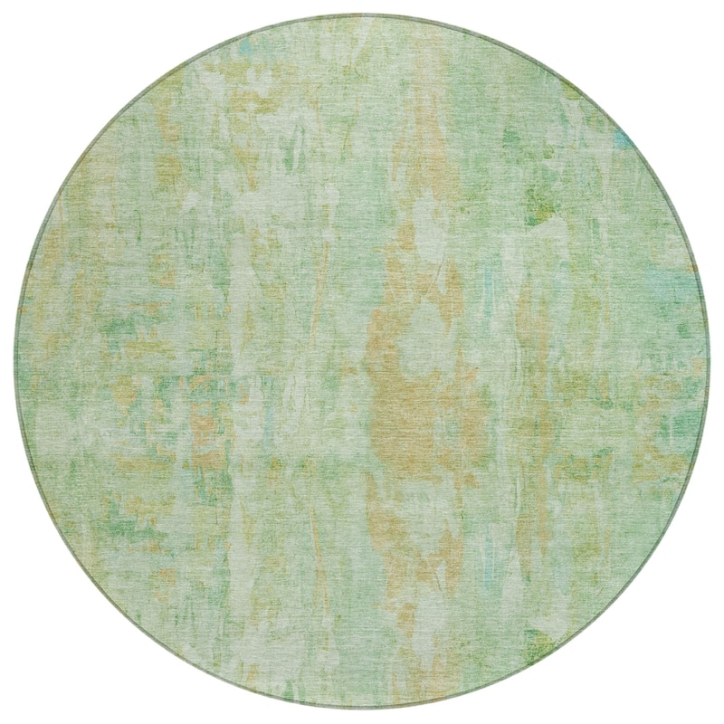 Machine Washable Indoor/ Outdoor Muted Ombre Chantille Rug