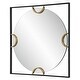 preview thumbnail 5 of 5, Uttermost 09958 Hinson 39" Diameter Circular Framed Bathroom Mirror