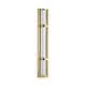 preview thumbnail 9 of 16, 26" Modern Black/Gold LED Wall Sconce - 11W 3000K Warm Light, Linear Fixture for Bedroom & Hallway