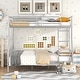 preview thumbnail 24 of 31, Full XL Over Queen Metal Bunk Bed with Chrome Finish
