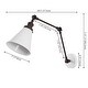 preview thumbnail 12 of 64, Rover 7" Adjustable Arm Metal LED Wall Sconce by JONATHAN Y