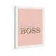 Wynwood Studio 'Blush Girl Boss' Typography and Quotes Wall Art Framed ...