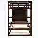 preview thumbnail 15 of 51, Hardwood Twin Over Twin Bunk Bed with Trundle and Staircase
