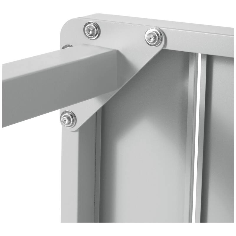 Frond and Form 59 Inch By 35.4 Inch Outdoor Steel Rectangular Dining Table