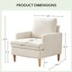 preview thumbnail 39 of 50, Accent Chair/Armchair for Bedroom Living Room with Wood Legs