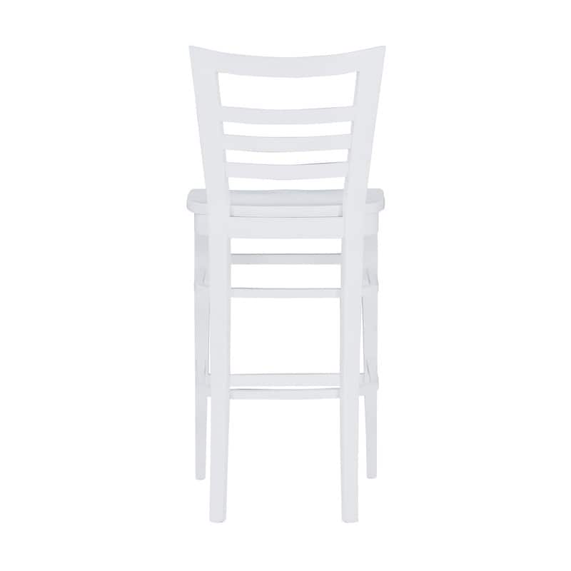 Heathcliff Rustic Solid Wood Barstool (Set of 2)