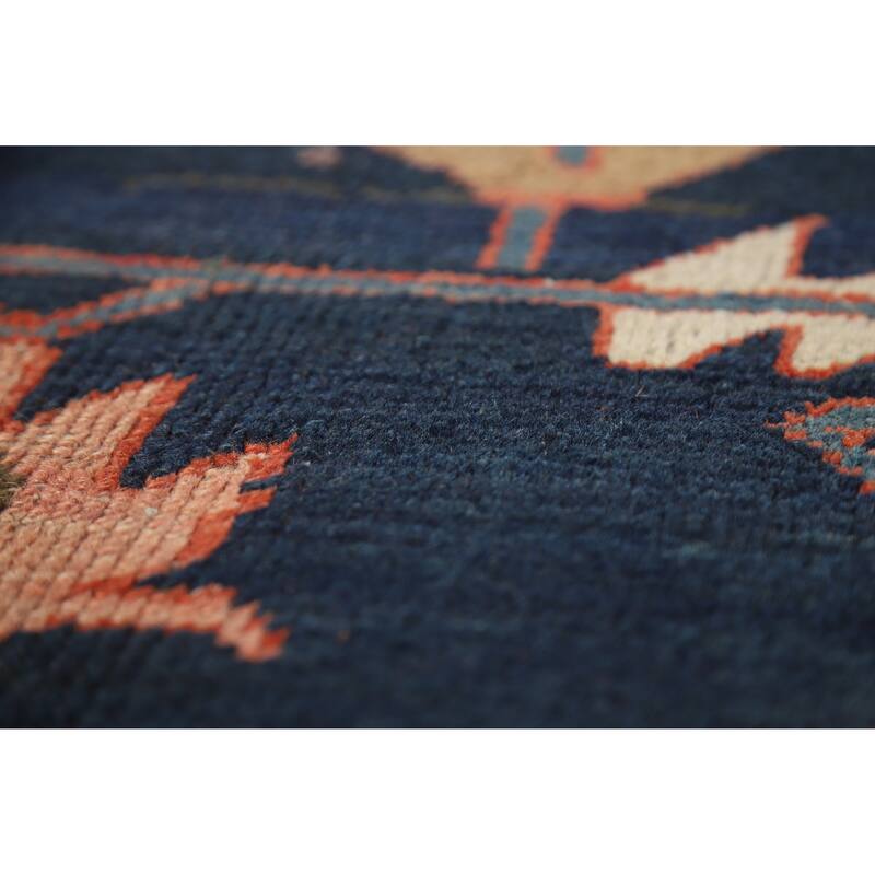 Hand Knotted Oriental 100% Wool Carpet Traditional Tribal Oranges & Rust Heriz (serapi) Area Rug - 15' 10'' X 11' 10''