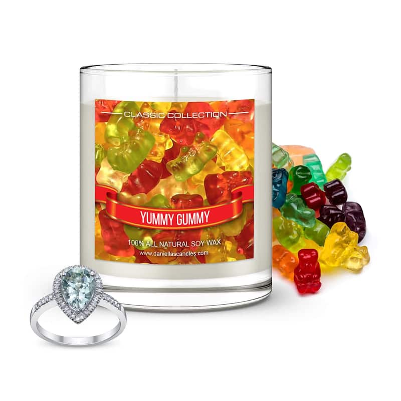 DANIELLA'S CANDLES Yummy Gummy Jewelry Surprise Candle