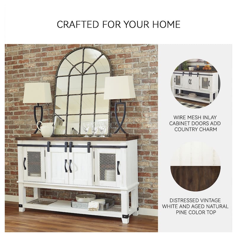 Signature Design By Ashley Valebeck White Dining Room Server