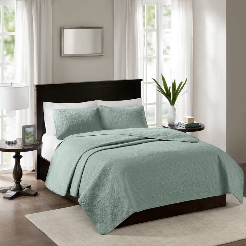 Madison Park Mansfield Reversible Quilt Set