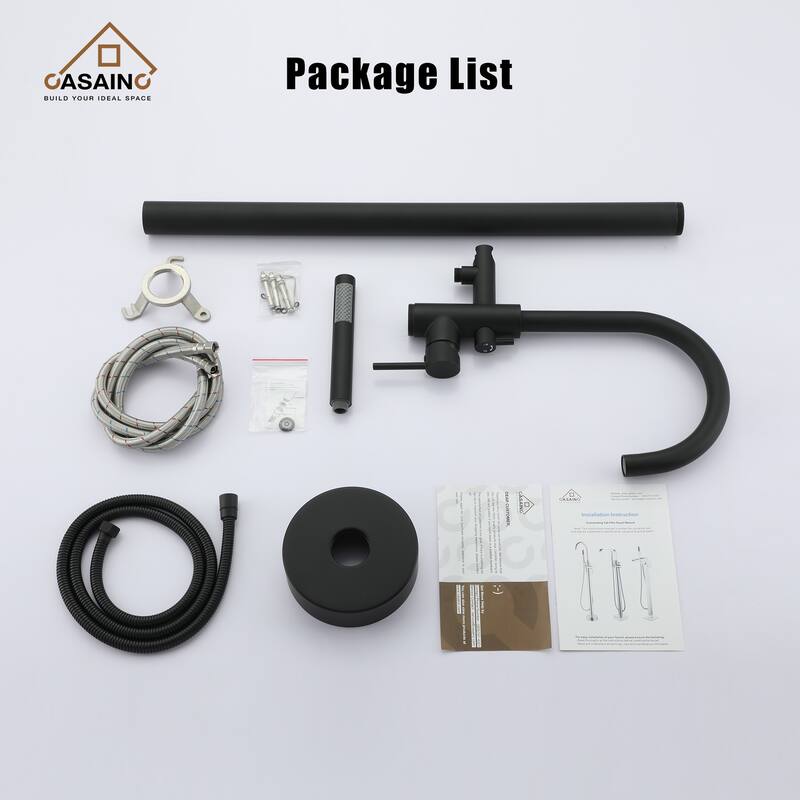 CASAINC 2-Function Free Standing Bathtub Faucet with CUPC Certification