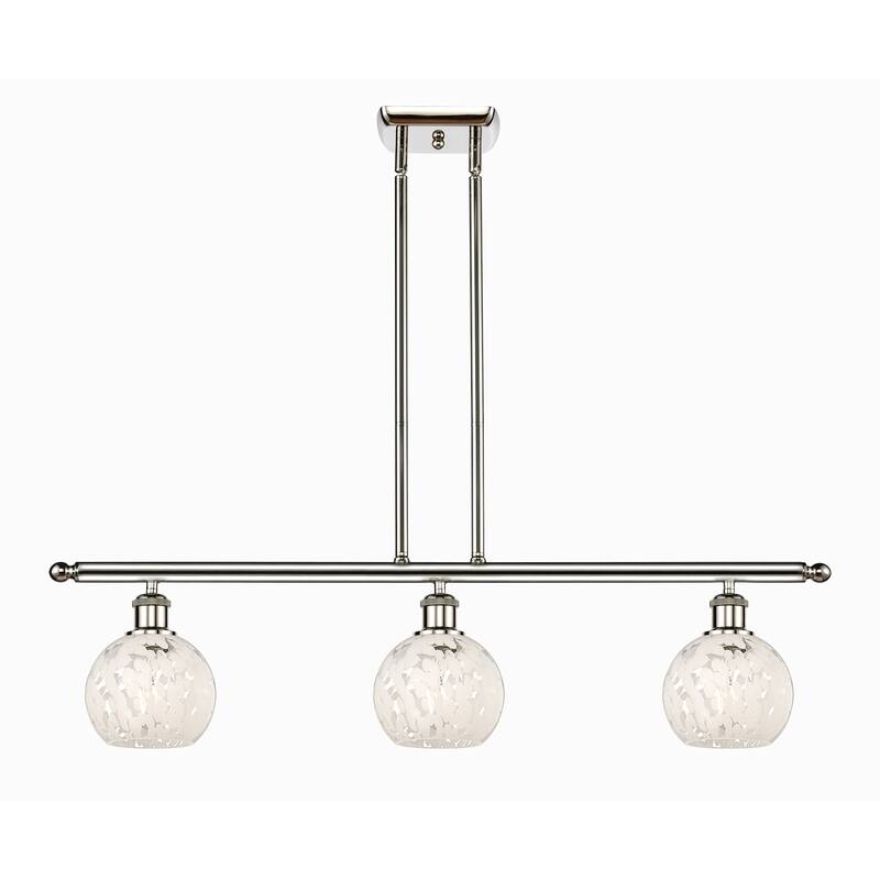 Innovations Lighting 516-3I-9-36-White Mouchette-Indoor Pendant White