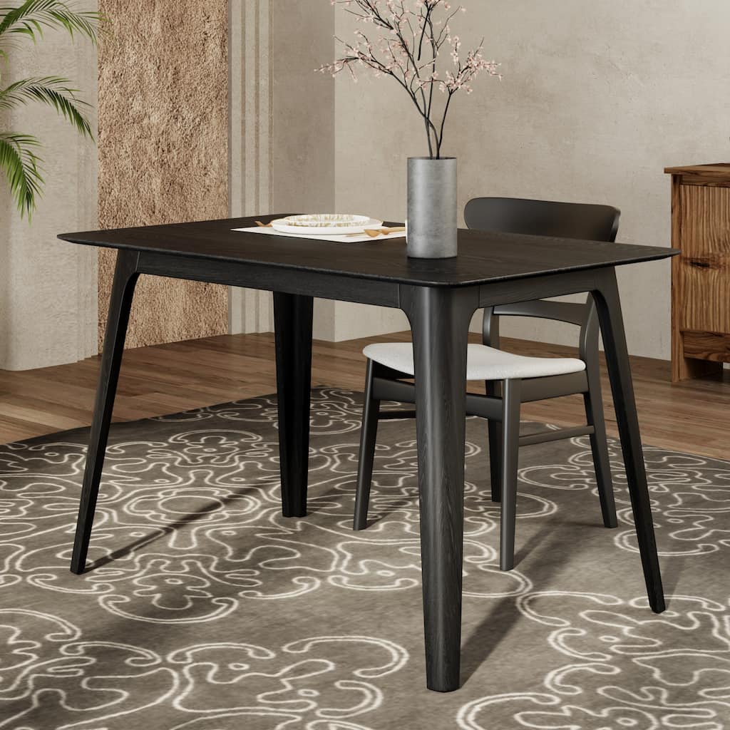 Roomfitters 47" Rectangular Dining Table with Solid Rubberwood Legs and Scratch-Resistant Top