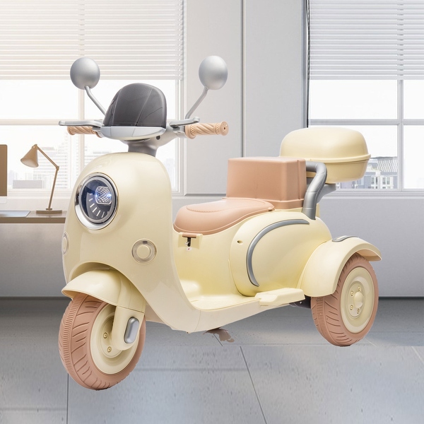 子乗せ　BK 12V Two-Seater Kids Electric Motorcycle ,Three Wheels with