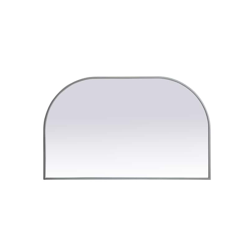 Elegant Lighting MR1B3924 Blaire 39" W x 24" H Modern Arched Bathroom - Silver