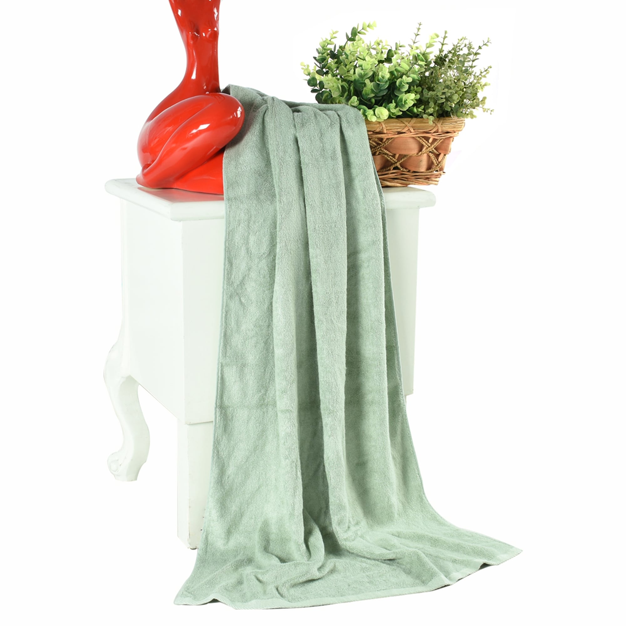 2 Pack Premium Cotton Bath Towels With Gift Box-image