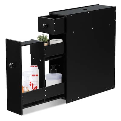 Foldable Computer Desk Laptop Table Wheeled Workstation with 3 Drawers