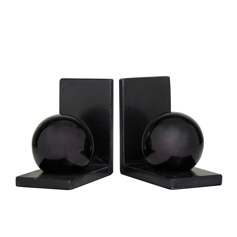 Marble Modern Bookends (Set of 2) - 7 x 4 x 6